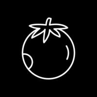 Tomatoes Line Inverted Icon Design vector