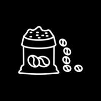 Bean Bag Line Inverted Icon Design vector