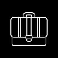 Portfolio Line Inverted Icon Design vector