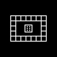 Board Games Line Inverted Icon Design vector
