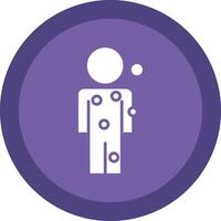 Symptom Checker Glyph Due Circle Icon Design vector