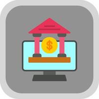 OnLine Circle Multi Circle Banking Flat round corner Icon Design vector