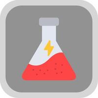 Scientific Flat round corner Icon Design vector