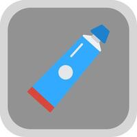 Tooth Paste Flat round corner Icon Design vector