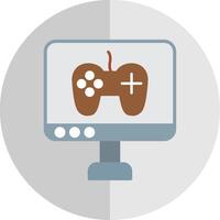 Game Development Flat Scale Icon Design vector