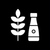 Home Brewing Glyph Inverted Icon Design vector