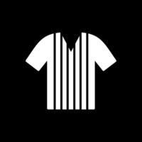 Shirt Glyph Inverted Icon Design vector