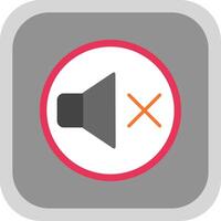Muted Flat round corner Icon Design vector