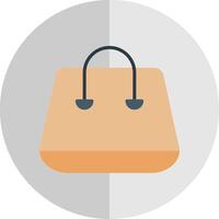 compras bolso plano escala icono diseño vector