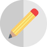 Pencil Flat Scale Icon Design vector