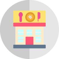 Restaurant Flat Scale Icon Design vector