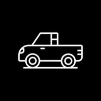 Pickup Line Inverted Icon Design vector