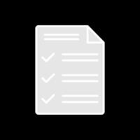 Customs Declaration Line Inverted Icon Design vector
