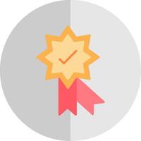 Badge Flat Scale Icon Design vector