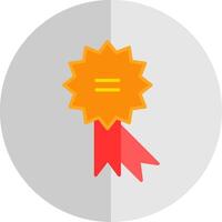 Medal Flat Scale Icon Design vector