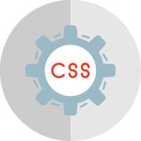 Css Coding Flat Scale Icon Design vector