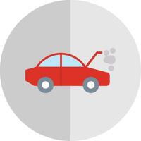 Car Breakdown Flat Scale Icon Design vector