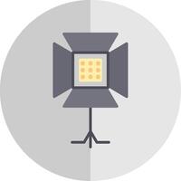 Spotlight Flat Scale Icon Design vector