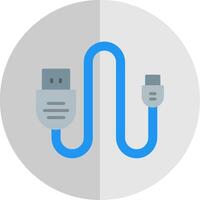 Connection Flat Scale Icon Design vector