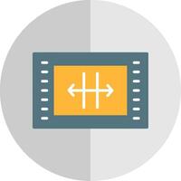 Resize Flat Scale Icon Design vector