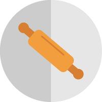 Rolling Pin Flat Scale Icon Design vector