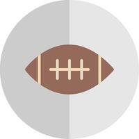 fútbol americano plano escala icono diseño vector