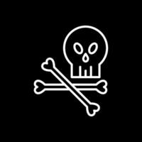 Danger Line Inverted Icon Design vector