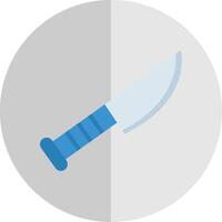 cuchillo plano escala icono diseño vector