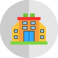 Building Flat Scale Icon Design vector