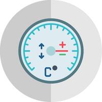 Gauge Flat Scale Icon Design vector