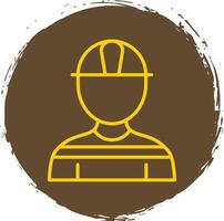 Architect Line Gradient Icon Design vector