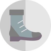 Boot Flat Scale Icon Design vector