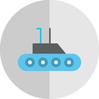 Submarine Flat Scale Icon Design vector