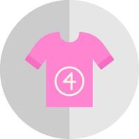 Shirt Flat Scale Icon Design vector