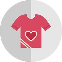 Shirt Flat Scale Icon Design vector