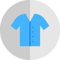 camisa plano escala icono diseño vector