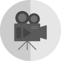 Camera Flat Scale Icon Design vector