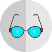 Sunglasses Flat Scale Icon Design vector