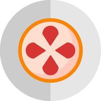 Grapefruit Flat Scale Icon Design vector