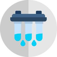 Water Filter Flat Scale Icon Design vector