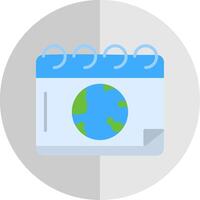 Earth Day Flat Scale Icon Design vector