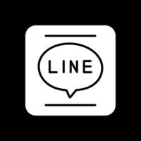 APP Glyph Inverted Icon Design vector