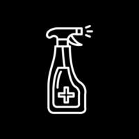 Spray Line Inverted Icon Design vector