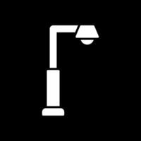 Street Lights Glyph Inverted Icon Design vector