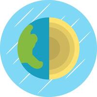 Geology Flat Circle Icon Design vector