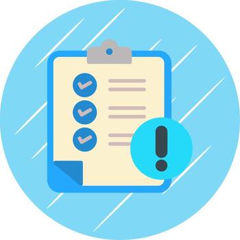 Notepad Flat Circle Icon Design vector