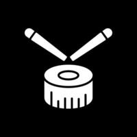 Sushi Glyph Inverted Icon Design vector