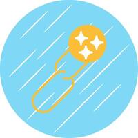 Clean URL Flat Circle Icon Design vector