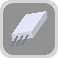 Slalb Flat round corner Icon Design vector