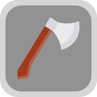 Axe Flat round corner Icon Design vector